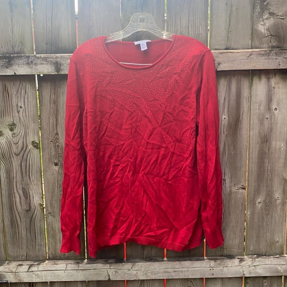Calvin Klein glittered sweater sz. L